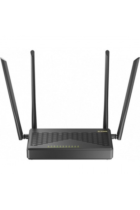 Wi-Fi роутер D-link DIR-825/GFRU/R3A (черный) 