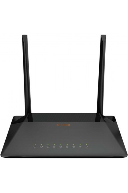 Wi-Fi роутер D-link DSL-224/R1A (черный) 