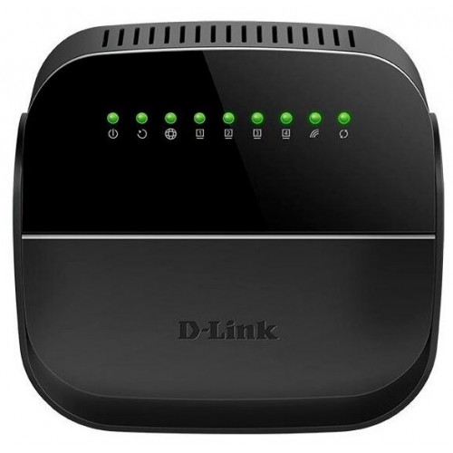 Wi-Fi роутер D-Link DSL-2640U/R1A (черный) 