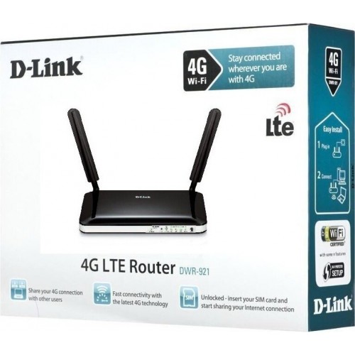 Wi-Fi роутер D-link DWR-921 (черный) 2