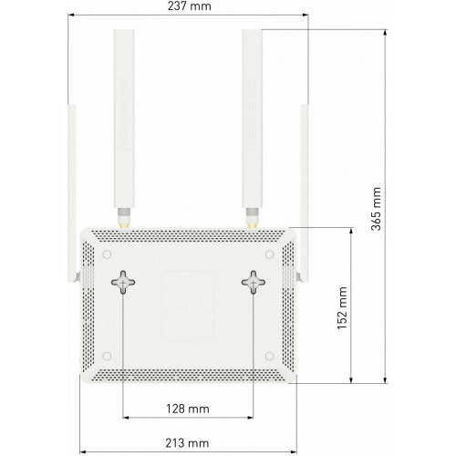 Wi-Fi роутер Keenetic Skipper 4G (KN-2910) AC1200 (белый) 5