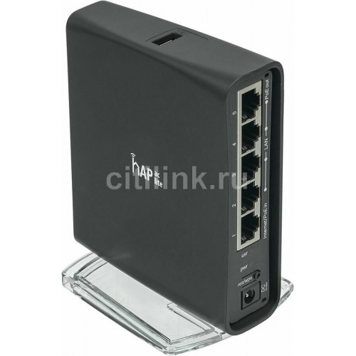 Wi-Fi роутер MikroTik hAP AC Lite Tower (черный) 4