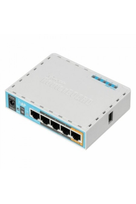 Wi-Fi роутер MikroTik hAP (RB951UI-2ND) N300 (белый) 