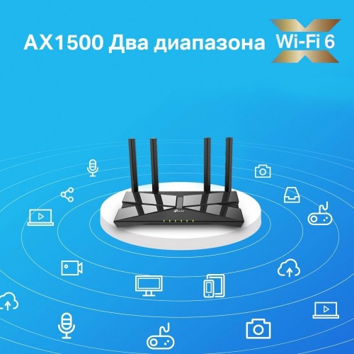 Wi-Fi роутер TP-LINK Archer AX10 (черный) 6