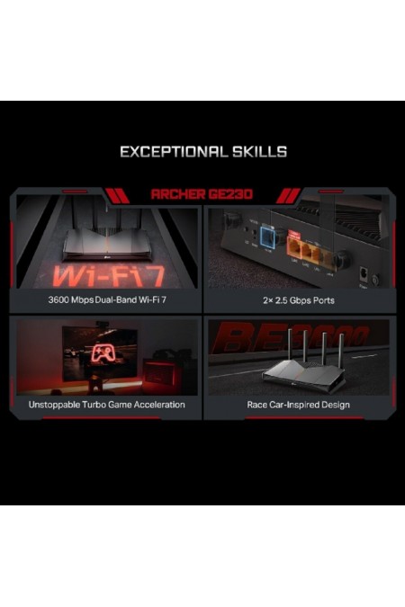 Wi-Fi роутер TP-LINK Archer GE230 (черный) 3