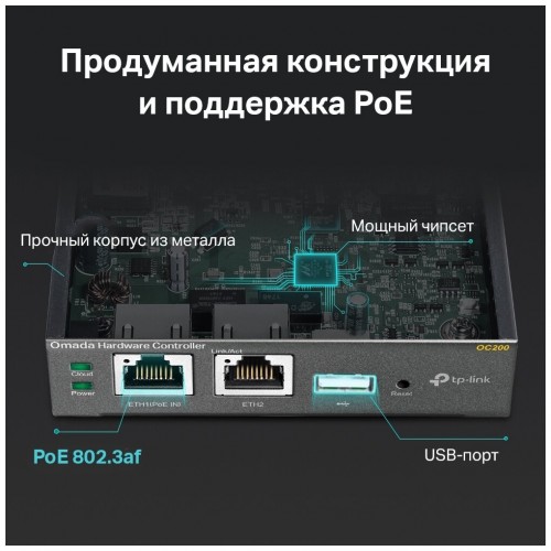 Wi-Fi роутер TP-LINK Omada OC200 (черный) 4