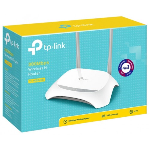 Wi-Fi роутер TP-LINK TL-WR840N (белый) 3