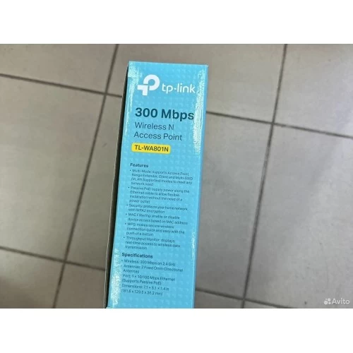Wi-Fi точка доступа TP-LINK TL-WA801N (белый) 3