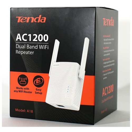 Wi-Fi усилитель сигнала (репитер) Tenda A18 (белый) 2