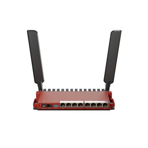 WiFi маршрутизатор MikroTik L009UiGS-2HaxD-IN (красный/черный) 