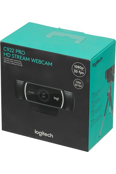 Веб-камера Logitech C922 Pro Stream (960-001089) (черный) 17