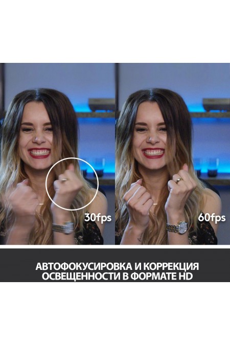 Веб-камера Logitech C922 Pro Stream (960-001089) (черный) 8