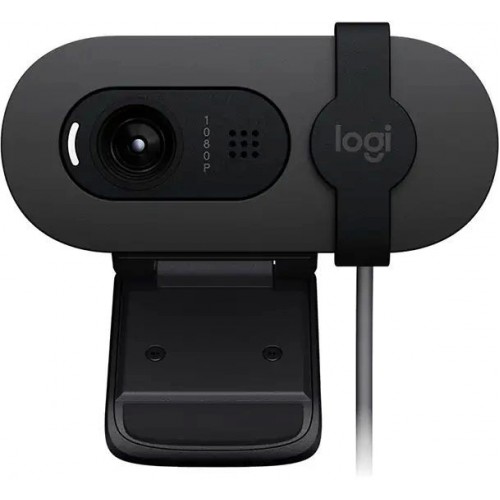 Веб-камера Logitech HD Webcam Brio 100 Full USB Type-C (960-001587) (графитовый) 1