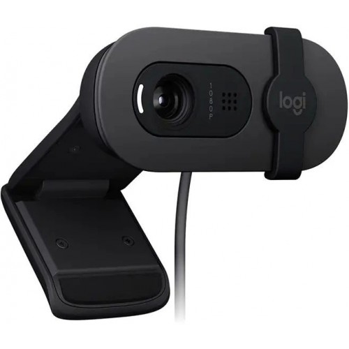 Веб-камера Logitech HD Webcam Brio 100 Full USB Type-C (960-001587) (графитовый) 2