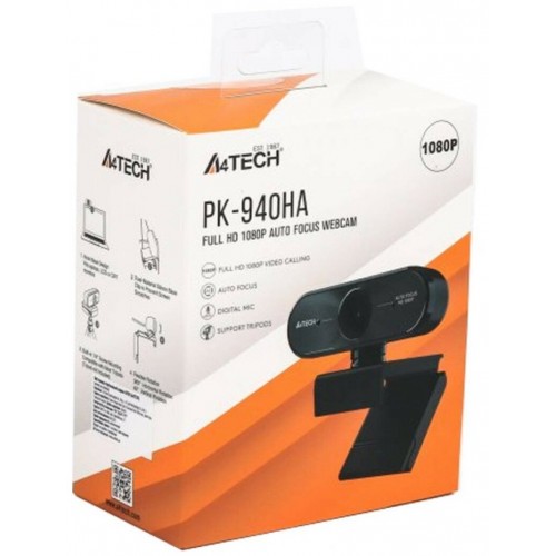 Веб-камера A4Tech PK-940HA (черный) 3