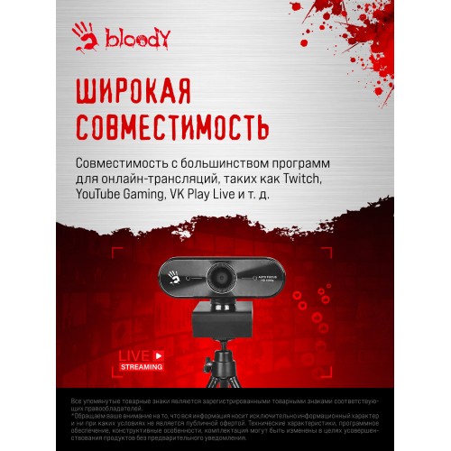 Веб-камера Bloody GK30 (черный) 6