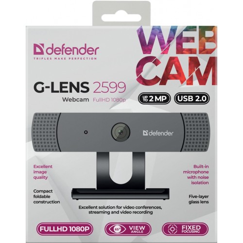 Веб-камера Defender G-lens 2599 (черный) 7