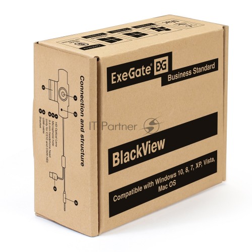 Веб-камера ExeGate BlackView C525 HD EX287385RUS (черный) 4