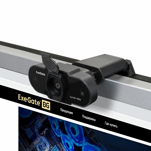 Веб-камера ExeGate BlackView C615 FullHD (черный) 1