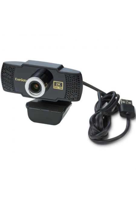 Веб-камера ExeGate BusinessPro C922 2K (черный) 