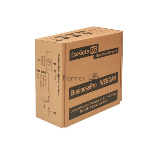 Веб-камера ExeGate BusinessPro C922 2K (черный) 6