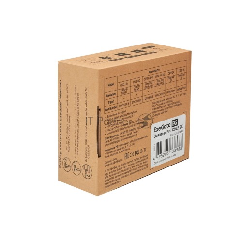 Веб-камера ExeGate BusinessPro C922 2K (черный) 7