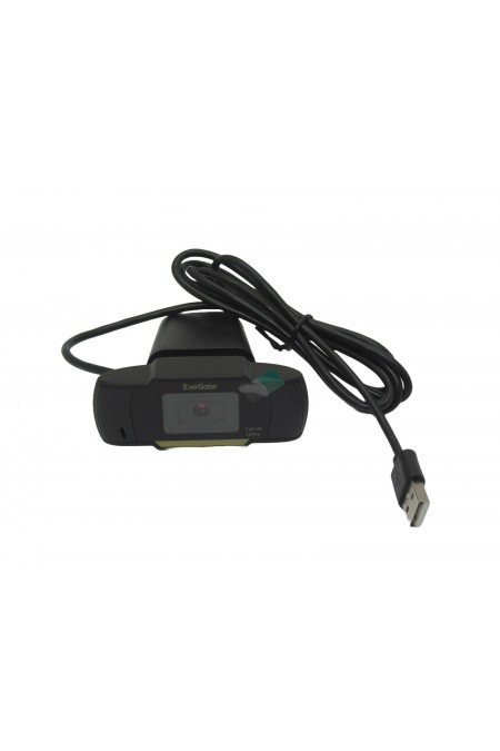 Веб камера ExeGate C920 GoldenEye EX286182RUS (черный/золотой) 