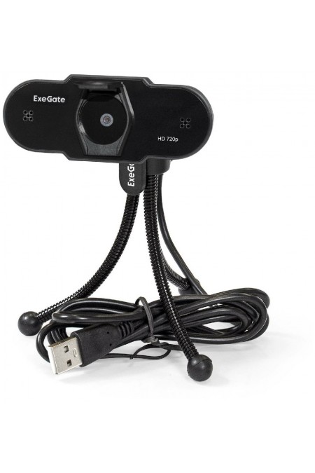 Веб-камера ExeGate EX287386RUS (черный) 