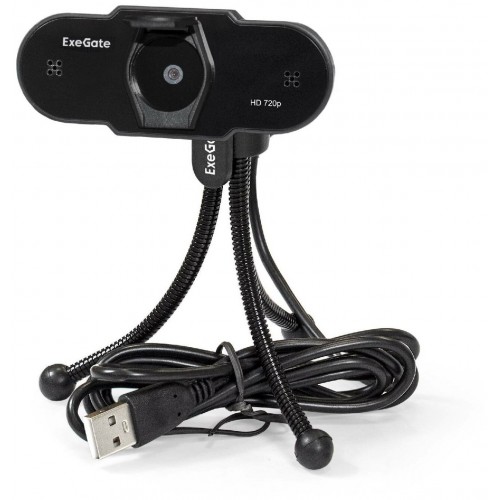 Веб-камера ExeGate EX287386RUS (черный) 