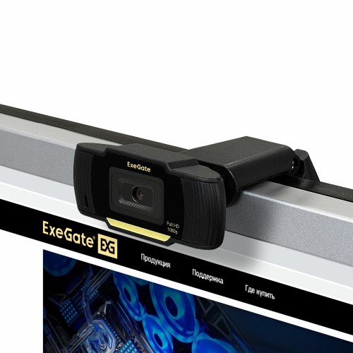 Веб-камера Exegate GoldenEye C920 Full HD (черный) 6