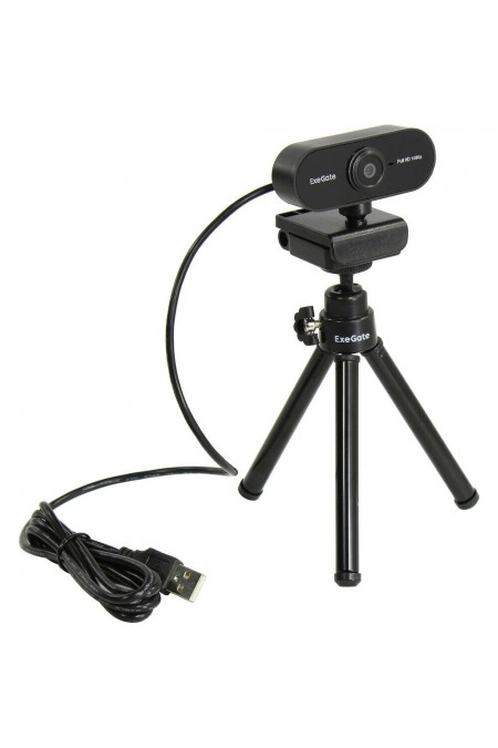 Веб-камера ExeGate Stream C925 FullHD T-Tripod (черный) 2