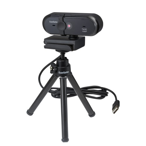 Веб-камера ExeGate Stream C925 FullHD T-Tripod (черный) 8