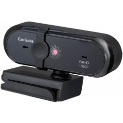 Веб-камера ExeGate Stream C925 Wide Full HD (черный)