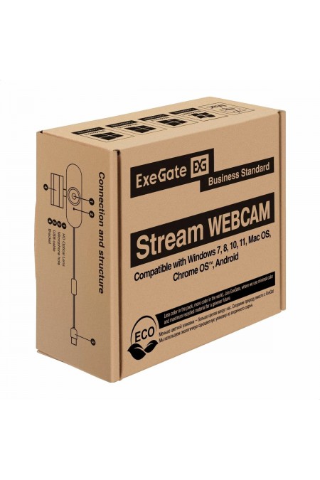 Веб-камера ExeGate Stream C938 2K AF (EX299308RUS) (черный) 4