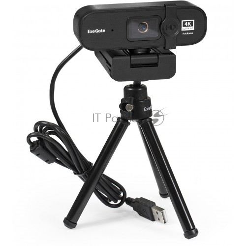 Веб-камера ExeGate Stream HD 4000 4K UHD T-Tripod EX287383RUS (черный) 7