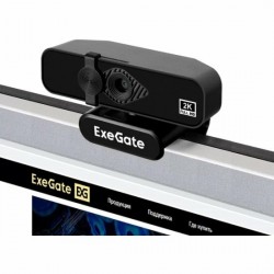 Веб-камера ExeGate Stream С958 2K (черный)