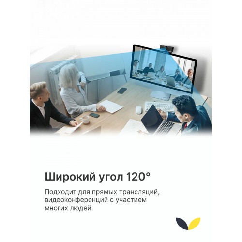 Веб-камера Genius WideCam F100 v2 (черный) 4