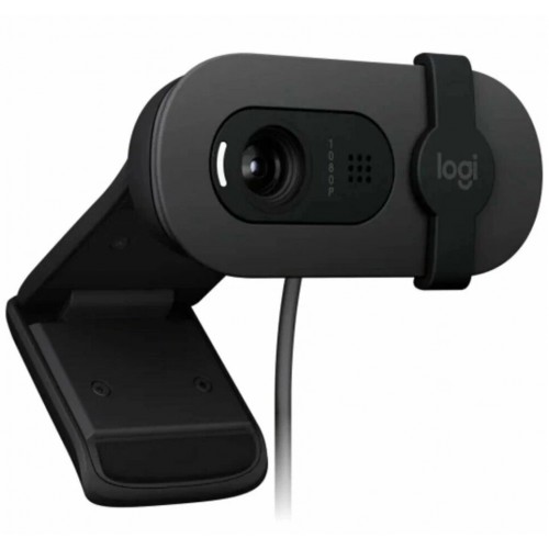 Веб-камера Logitech Brio 105 2Mpix USB2.0 (960-001590) (черный) 1