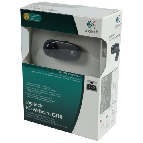 Веб-камера Logitech C310 (черный) 8