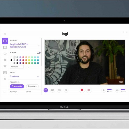 Веб-камера Logitech HD Pro C920 (черный) 4