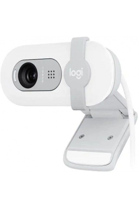 Веб-камера Logitech Webcam Brio 100 2Mpix USB Type-C (960-001618) (белый) 