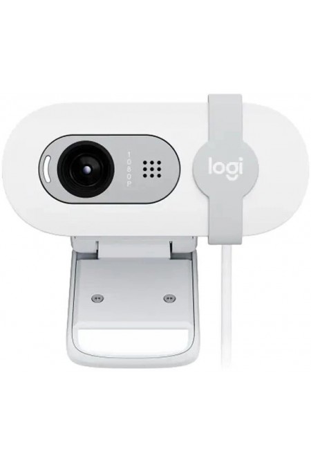 Веб-камера Logitech Webcam Brio 100 2Mpix USB Type-C (960-001618) (белый) 1