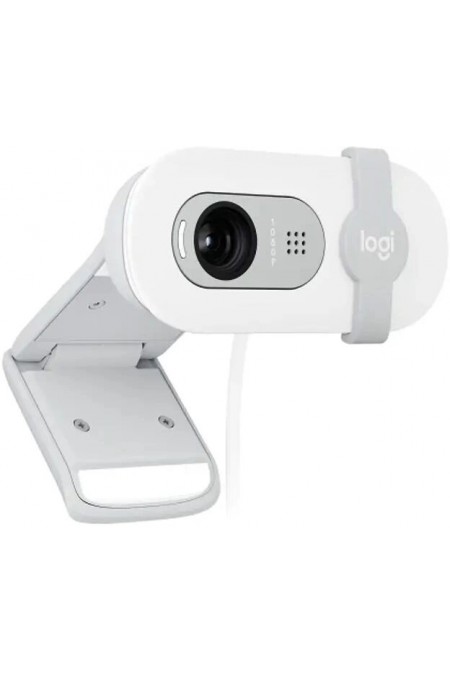Веб-камера Logitech Webcam Brio 100 2Mpix USB Type-C (960-001618) (белый) 2