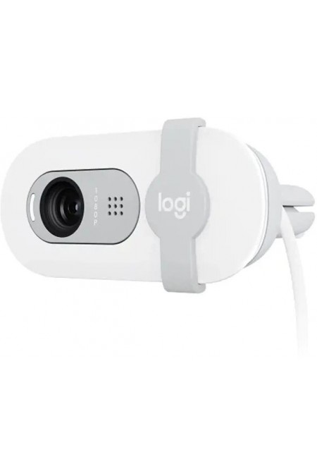 Веб-камера Logitech Webcam Brio 100 2Mpix USB Type-C (960-001618) (белый) 3