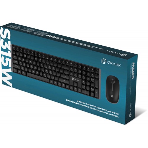 Комплект OKLICK S315W (черный) 1