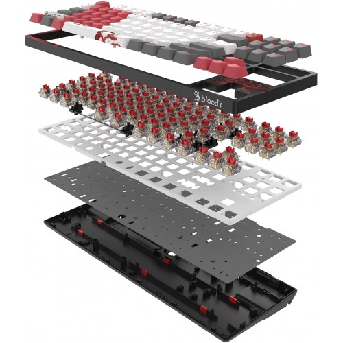 Клавиатура Bloody S87 Naraka (S87 NARAKA) (черный/красный) 21