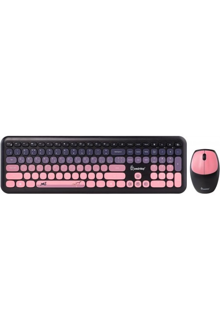 Комплект SMARTBUY (SBC-666395AG-KP) (черный/розовый) 