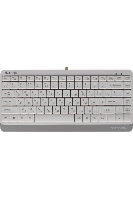 Клавиатура A4Tech FK11 USB slim (белый) 5