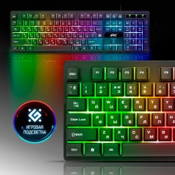 Клавиатура Defender Arx GK-196L RU (черный)
