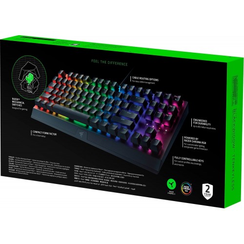 Клавиатура Razer BlackWidow V3 Tenkeyless (Green switch) (черный) 4